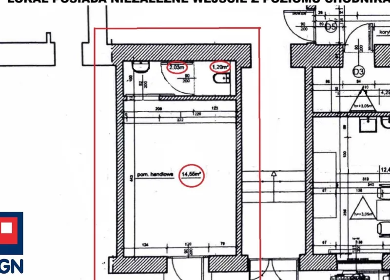 Lokal handlowy na  sprzedaż Chrzanów - Niezależny lokal w centrum miasta